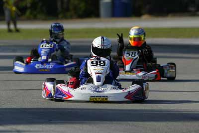 Sterling Shaw (99) takes first national win, Sergio Pena (58), Christian Pahud (63) (Photo-Sean Buur, Go Racing)